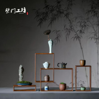 茶具收纳架组合博古架创意茶杯架子展示1组