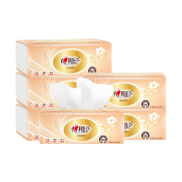 心相印DT51100金装金典100抽三层塑装纸面巾ZTADA03119 6包