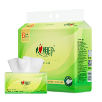 心相印DT15130(提装)茶语丝享系列130抽三层塑装纸面巾ZXADA00740(新老包装随机发货)6包