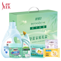 舒蕾T70019-06小苍兰清新净透六件套2830g洗衣液洗衣凝珠香皂组合装1套