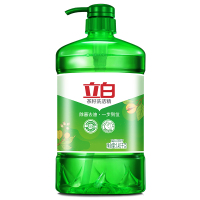 立白茶籽洗洁精1.45kg99%除菌高效去油除味宝宝餐具果蔬适用家庭装