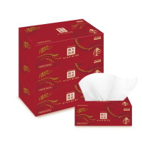 清风抽纸100抽3层家用实惠装纸抽餐巾纸卫生纸面巾纸纸巾 3包(散包)