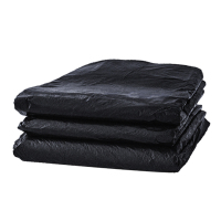 伏兴黑色大号垃圾袋加厚平口垃圾袋酒店物业办公商用垃圾袋80*100cm(200只)