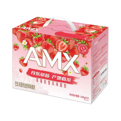 伊利安慕希丹东草莓酸奶 230g*10盒