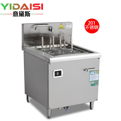 意黛斯(YIDAISI)YDS-8ZM6商用多功能煮面炉自动6眼六孔不锈钢电热煮面机立式 8KW 201不锈钢