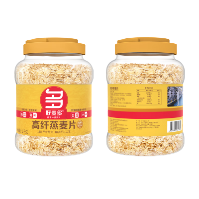 好麦多高纤燕麦片1kg(桶装)