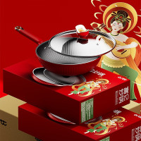 都市太太富仑美食料理炒锅陶瓷不沾涂层