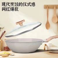 荣事达八角玲珑锅RSD023-FJ精铁 + 原木手柄