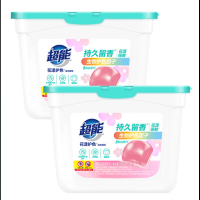超能 花漾护色洗衣凝珠100颗(50颗/盒*2)