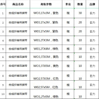 合成纤维吊装带一批(共10项)