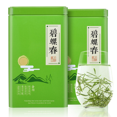 广煜 新茶碧螺春明前春茶 茶叶礼盒500g 新绿茶(250g*2)