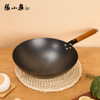 张小泉C32920100 家味圆底铁锅(无盖)32cm
