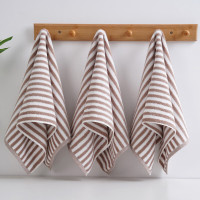 無印良品纯棉柔软吸水毛巾(咖色三条装)