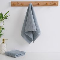 無印良品新疆长绒纯棉A类加厚毛巾(灰色双条套装)