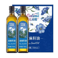 克莉娜一级亚麻籽油750mL*2