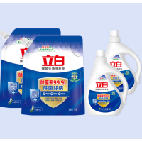 立白除菌去渍洗衣液6斤 (洗衣液1kg*2袋 立白 +500g*2瓶)
