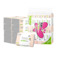 洁柔小方巾3层24抽10包/提*3提