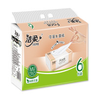 洁柔Face无香M码抽纸6连包/提*4提