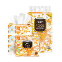 洁柔艺术巴黎 香氛抽纸90抽4连包/提*2提