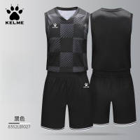 卡尔美篮球服套装黑色8352LB1027