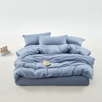 無印良品 有机棉四件套-娜蓝MJ-T2025-0297 200*230cm