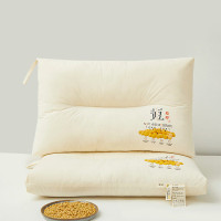 無印良品 全棉黄豆枕/毯组合MJ-Q2023-036