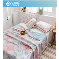 洁丽雅 西米亚风四层全棉毛巾被150*200cm