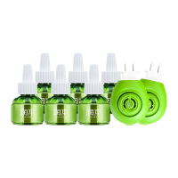 润本电热蚊香液驱蚊水套装2个加热器+6瓶蚊香液 1套