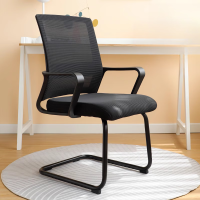 弓形网椅固定会议室椅电脑椅办公椅职员椅舒适久坐常规尺寸 1个