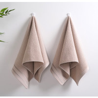 無印良品蜂巢全棉毛巾35*75cmMJ-zu0656 咖色2条