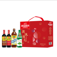海天·致美味调味品礼盒(生抽+老抽+料酒+耗油)1套