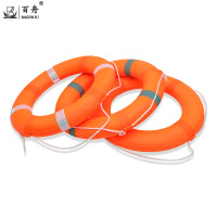 百舟防汛救灾橙色泡沫救生圈大浮力中号(80-130斤) 大号(130-180斤) 1个