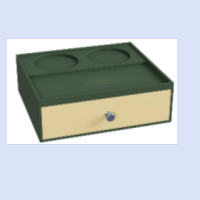 酒店耗品盒加厚树脂材质260*240*85mm