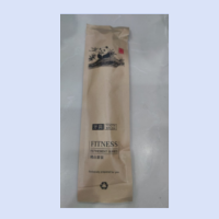 酒店牙具白色PP料5号牙刷+3克黑妹牙膏