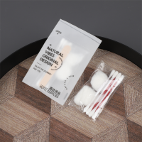 酒店护理包3根纸棉签套袋+1橡皮筋2000起订