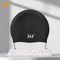 61°游泳帽男女士成人防水专业硅胶训练泳帽 1个