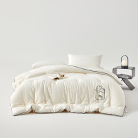 無印良品A类流苏兔绒被200*230cm 1条