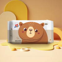 奇强婴儿湿巾湿纸巾亲肤柔湿巾 手口湿巾纸80片/包 8包