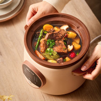 小熊(Bear)电炖锅电砂锅煲汤锅炖汤锅煮粥锅电汤锅 可预约保温1.5LDDG-E15H1 1个