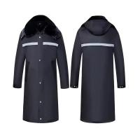 长款反光条加厚棉服毛领帽子可拆卸170-190(125-225斤)