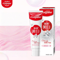 高露洁酵素美白牙膏沁爽白桃味120g 3支