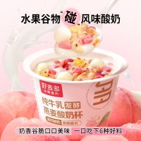 好麦多桃桃燕麦酸奶杯160g*6 1盒