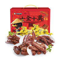 周黑鸭 十全十美礼盒558g 即食卤味 1盒