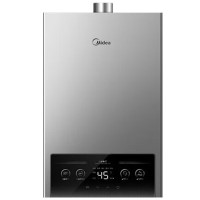美的(Midea)燃气热水器家用天然气恒温智能变频强排式水气双调+节能恒温 12L [JSQ22-MK1] 1台