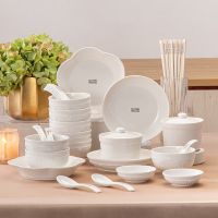 康宁CORELLE BRANDS 贝尼尼大师系列陶瓷餐具*32头 1套