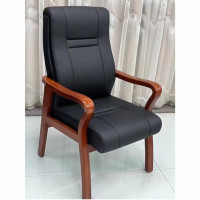 富瑞源会议室凳实木椅高1050坐宽640坐深600胡桃色 1个