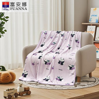富安娜(FUANNA)亲肤舒绒毯-沁甜180*200cm 1条