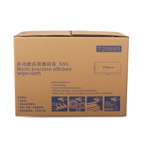 格洁720080全能擦拭布X80工业机械维修擦油布大油量吸液抹布30×35cm×200张/盒×4盒