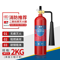 柳成-二氧化碳灭火器 机房精密仪器气体手提式2公斤干冰灭火器 消防器材 MT/2