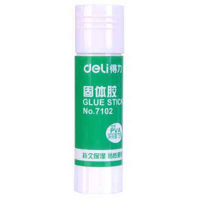 得力(deli) 固体胶胶棒 21g/支 7102 单支装